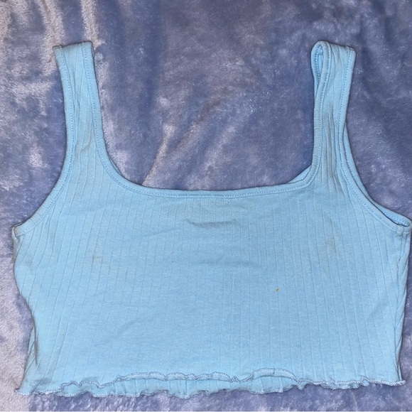 Fashion Nova Blue Crop top- NWOT! - Picture 2 of 3